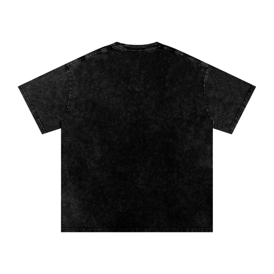 System-8 Snow Washed Oversized Cotton T-Shirt