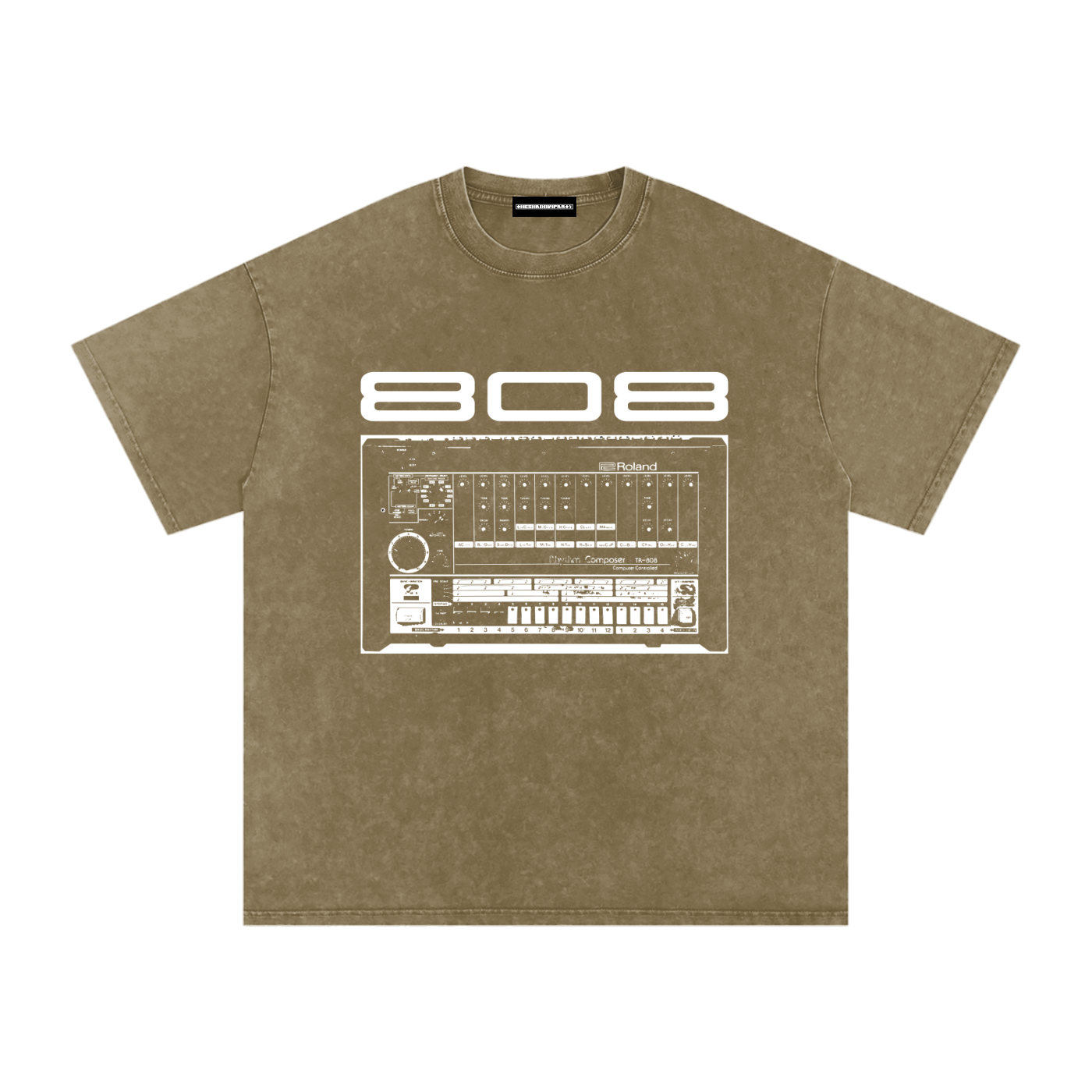 808 Snow Washed Oversized Cotton T-Shirt