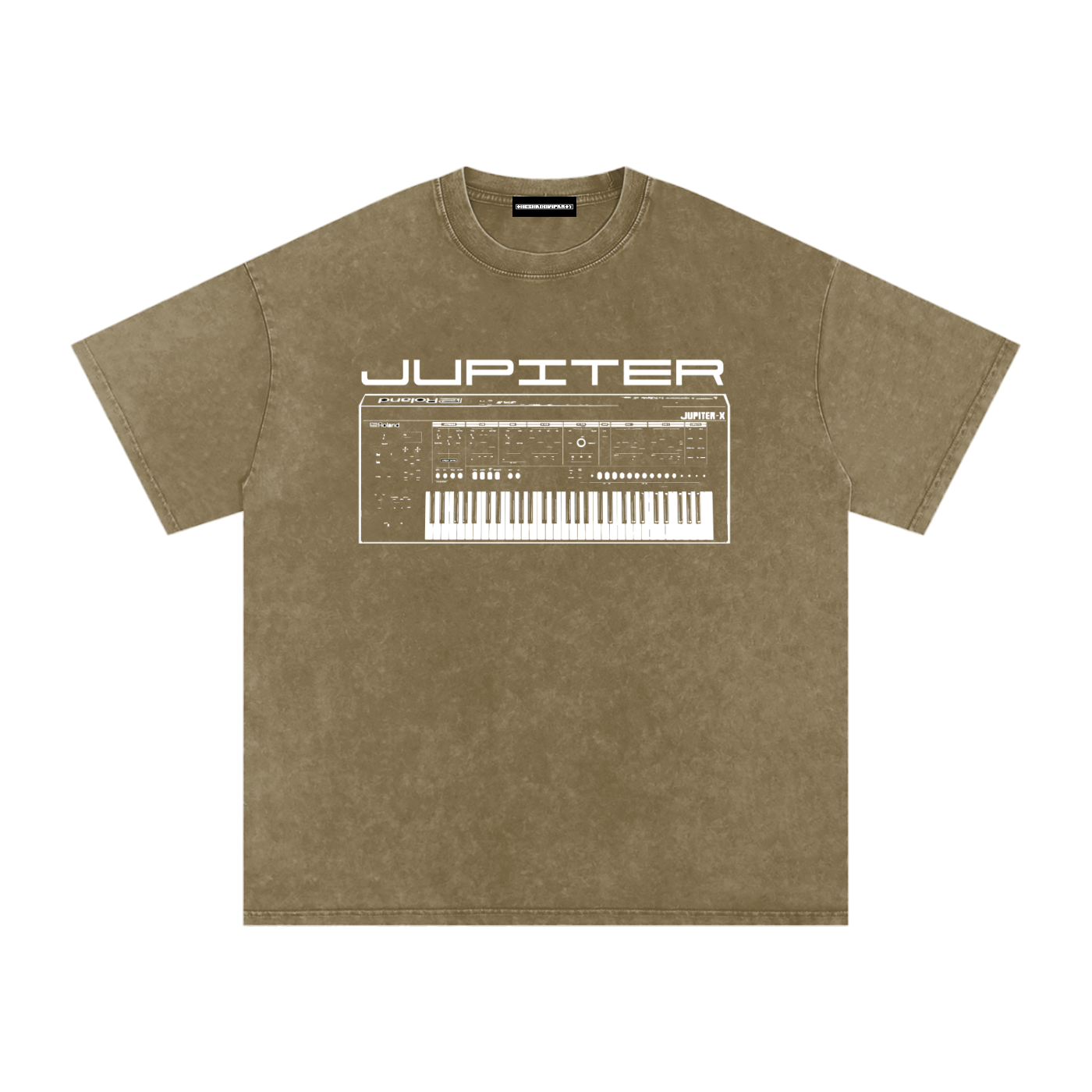 Jupiter Snow Washed Oversized Cotton T-Shirt