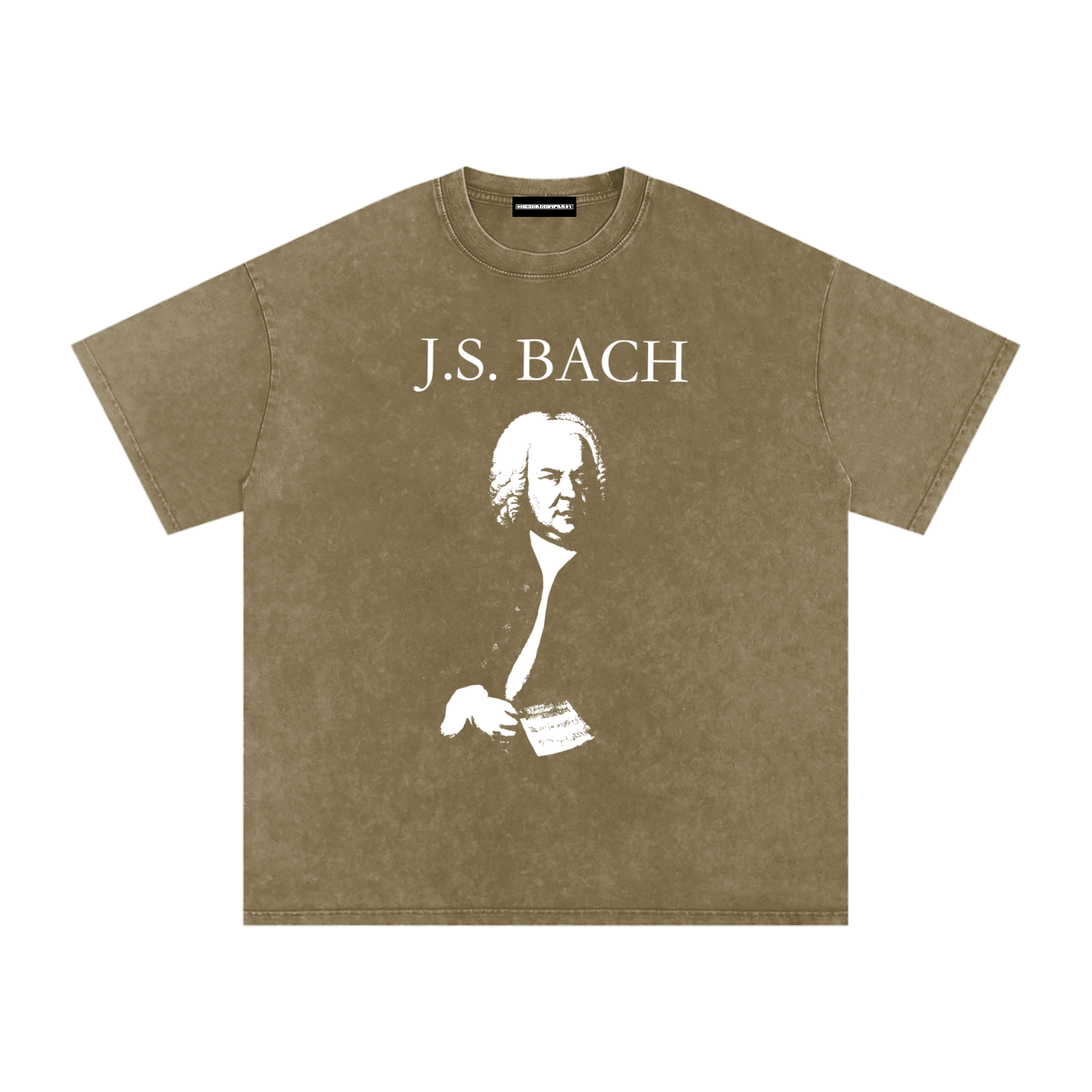 Bach Snow Washed Oversized Cotton T-Shirt