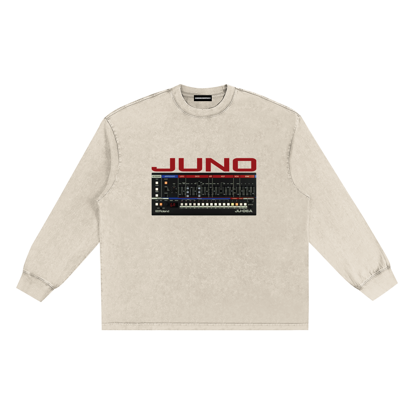 JUNO Snow Washed Frayed Edge T-Shirt