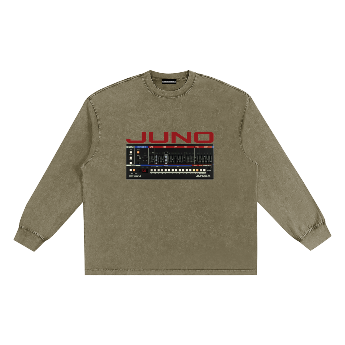 JUNO Snow Washed Frayed Edge T-Shirt