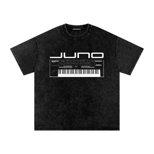 Juno Snow Washed Oversized Cotton T-Shirt