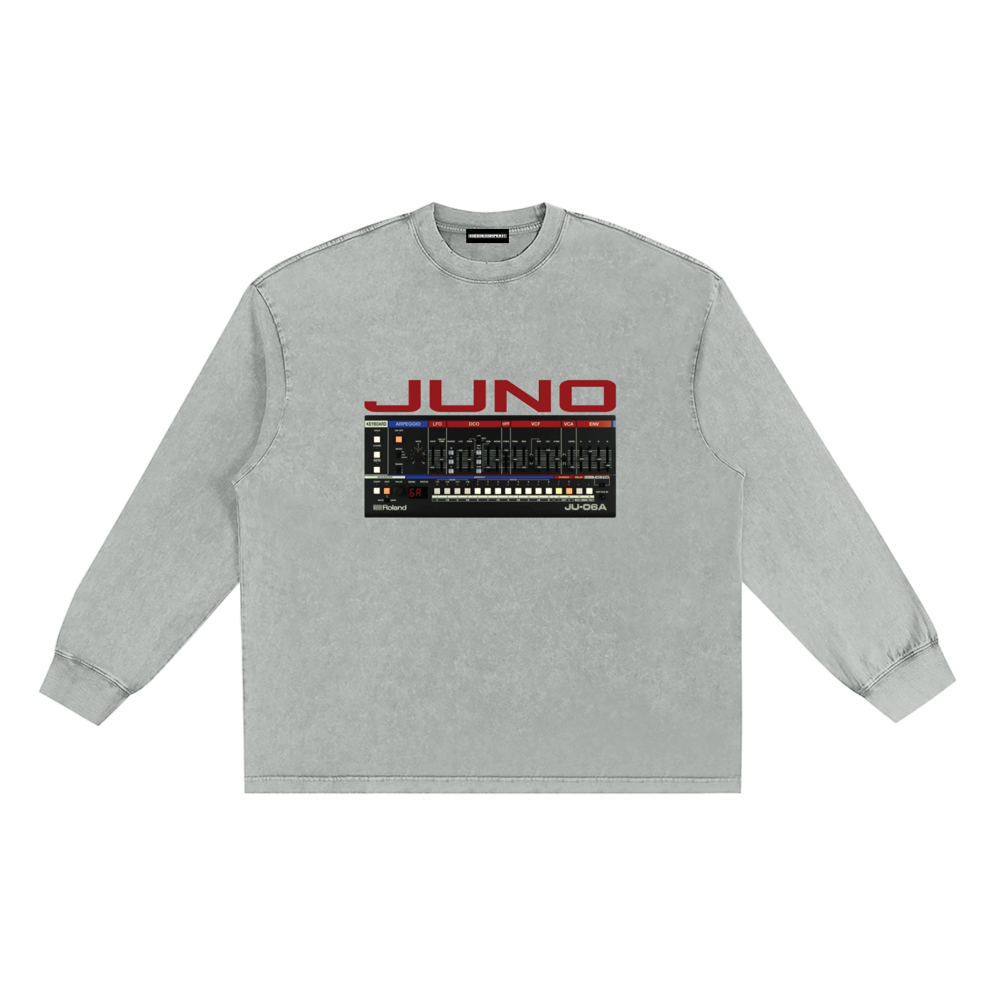 JUNO Snow Washed Frayed Edge T-Shirt