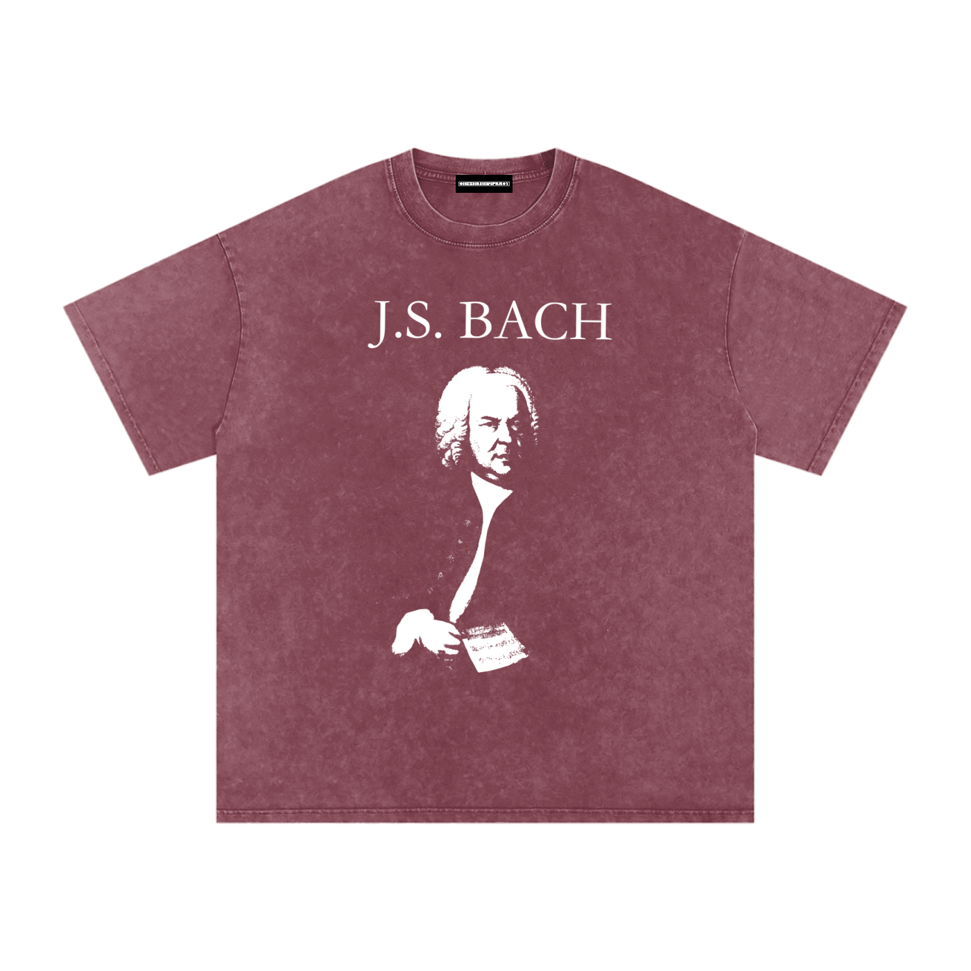 Bach Snow Washed Oversized Cotton T-Shirt