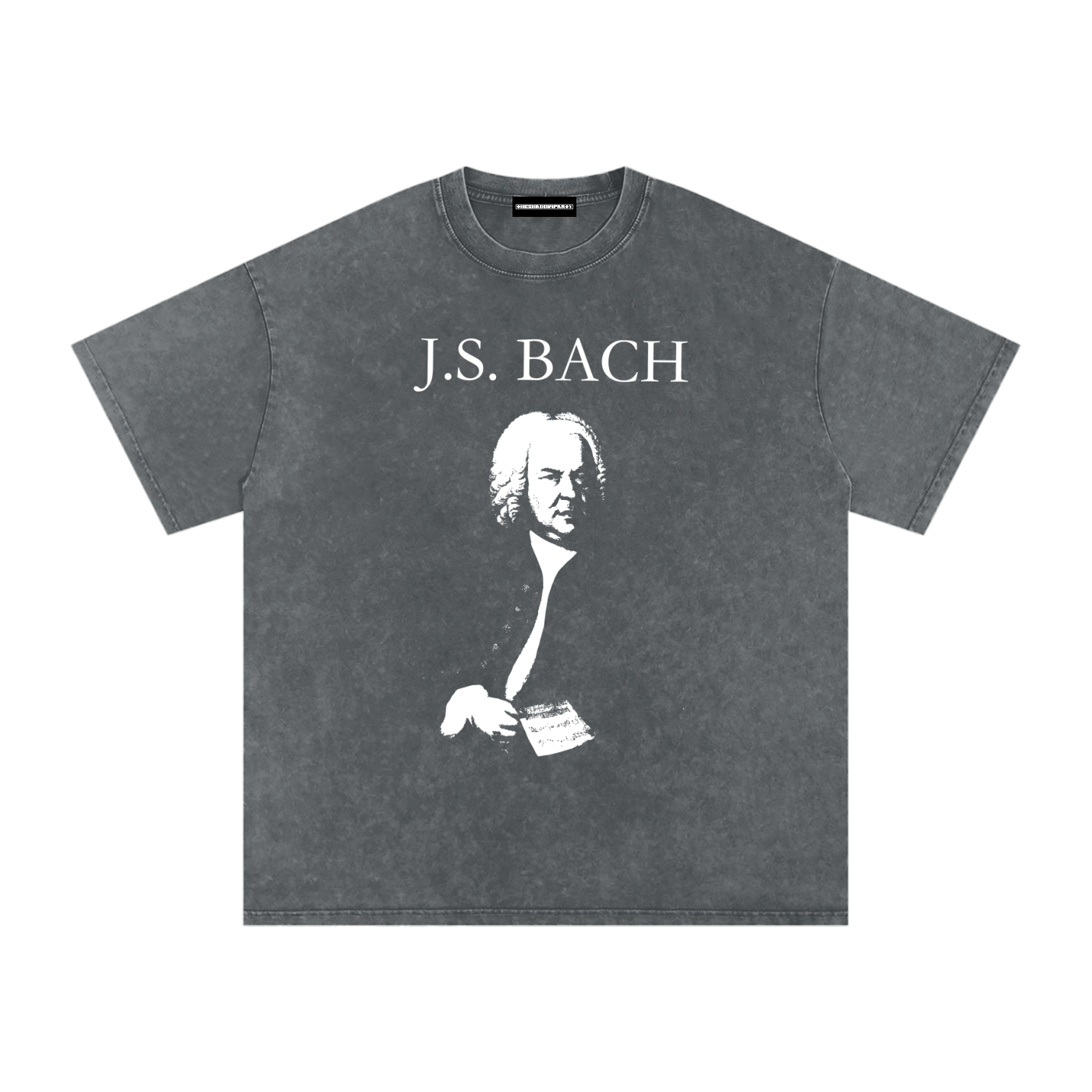 Bach Snow Washed Oversized Cotton T-Shirt
