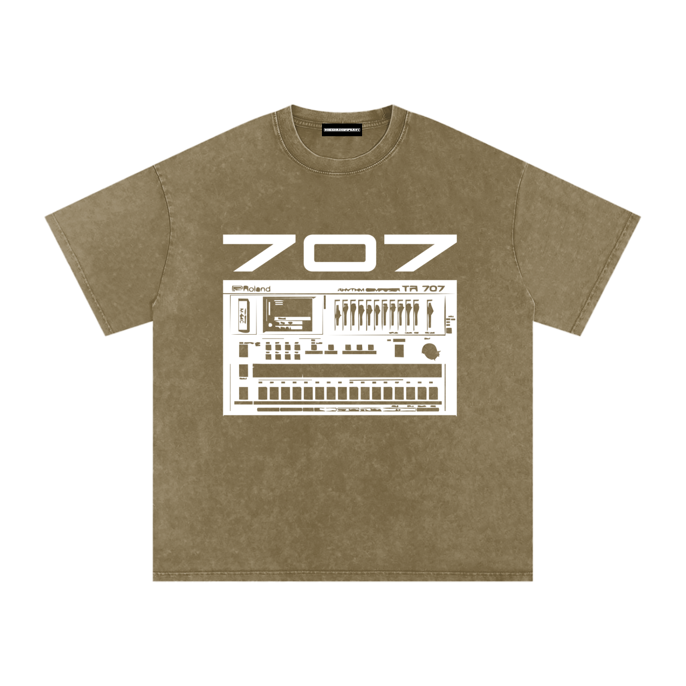 707 Snow Washed Oversized Cotton T-Shirt
