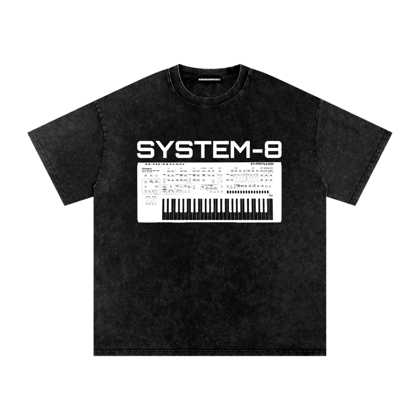 System-8 Snow Washed Oversized Cotton T-Shirt