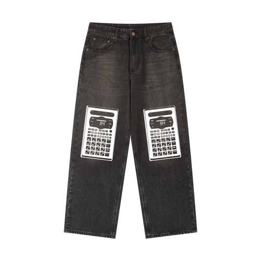 Vintage Wash Heavyweight Denim Jeans