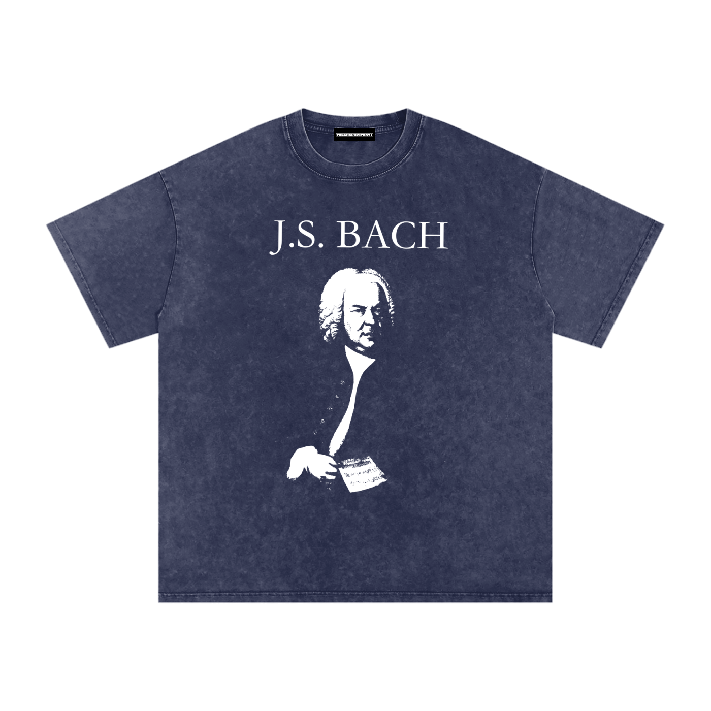 Bach Snow Washed Oversized Cotton T-Shirt